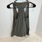 Bozzolo Gray Sequin Smocked Tank Top Photo 2