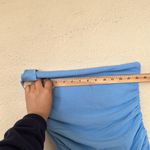 House Of CB  'Anura' Soft Blue Knit Halter Dress NWOT size L‎ Photo 5