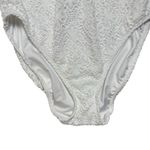 Ralph Lauren White Crochet Ring Bandeau Halter One Piece Swimsuit Size 6 Photo 6