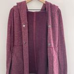 Lululemon - Find Your Centre Wrap Heathered Marled Rust Berry Sweatshirt Photo 10