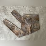 Athleta  Elation Gilded Tight High Rise Legging White Gold Silver Size Small Tall Photo 7