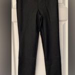 Good American GOOD WAIST FAUX LEATHER LEGGINGS Women’s Black High-Waisted Size 2 Photo 5