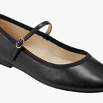 Marc Fisher Women's Espina Mary Jane Ballet Flat Leather Black Size US 8.5 Photo 0