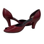 Etienne Aigner  Red Peep-Toe Heels Photo 4