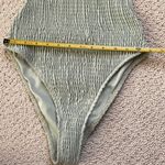 Charlie Holiday Shirree Textured Mint Gina One Piece Strappy Back Photo 3