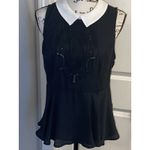 Marilyn Monroe Vintage Black & White  Halter Neck Open Back Top Sz Large Photo 2