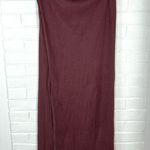 Baserange Organic Cotton Ribbed Knit Wrap Skirt Size S Brown Photo 0