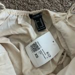 Forever 21 linen beige top braided straps Photo 2