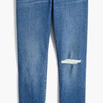 JCrew 10" High Rise Skinny Jeans Allday Stretch Womens Denim Distressed Size 35 Blue Photo 0