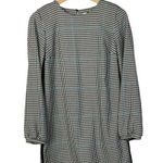 ZARA Black & White Houndstooth Long Sleeve Mini Dress S Photo 0
