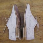 ASOS Ladies' Pink Leather Wingtip Brogue Lace Up Shoes 4UK Photo 4