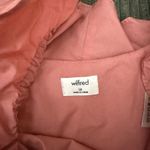 Aritzia wilfred Sandrine ruffle crop tank top blouse sleeveless pink low back 10 Photo 5