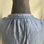 Tommy Bahama  Tencel Lyocel Chambray Split Neck‎ Cover Up Dress medium boho Photo 7
