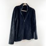 Athleta  Recover Stretch Long Sleeve Full Zip Fleece Jacket Black Medium Photo 7