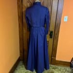 Vtg 70s purple lace dress n jacket set Size 14 Photo 11