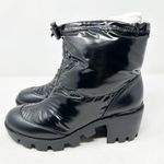 Schutz Roseanne Black Rounded Toe Chunky Lug Sole Boots NWT in Size 7.5 Photo 2