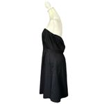 The Limited  Black Strapless Cotton Stretch A-Line LBD Cocktail Lined Dress Sz 12 Photo 2