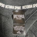 Victoria's Secret Victoria Sport Black Sheer Mesh Sleeveless Open Back Sweatshirt Size Large Photo 8