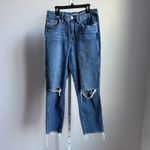Good American sz 10/30 blue denim distressed jeans Photo 1