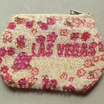 Beaded Las Vegas Coin Purse Pink Photo 0