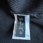 Black Flare Sleeve Sweater with Bow Detail Size M Photo 5