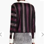 Retrofête NWT Retrofete Joie Bedazzled Blouse Rhinestone Top Satin Statement Sequin Small Photo 2