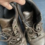 No Boundaries VTG Y2K  Shoes Women’s 10 “MEG” Chunky Brown Leather Hippie Boho Photo 12