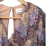 Saylor New  Zigzag Sequin Kinney Mini Eras Dress in X-Small Photo 13