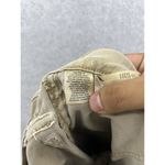 Lucky Brand  Women's Pants Beige Size 4 Cotton Blend Straight Leg Black Trim Photo 2