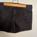 Old Navy  Ripped Boyfriend Jean Short Black Photo 4