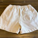& Other Stories & Other Stories Cream Sweat Shorts Drawstring Pull On Stretch Khaki EU 36 Photo 6