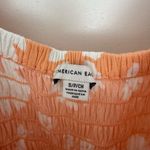 American Eagle  Women’s Small Orange White Patterned Mini Dress Photo 1