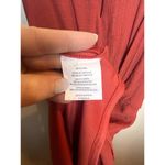 Luxology Sleeveless Swing Dress Size 12 Burnt Orange Sharkbite Hem Photo 5