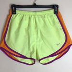 Nike  dri fit ladies colorful athletic working out gym runnings shorts size small Photo 1
