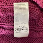 Free People NWT  Womens Sandre Cable Knit Pullover Sweater Dreamy Mulberry Large‎ Photo 8