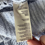 Free People Purple Open Weave Cropped Snowdrift Pullover Top Sweater Size Small Photo 6