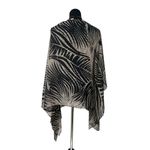 Kathrine Story One Size Flowey Top With Necklace Coverup Swim Tropical Women's Black Photo 2