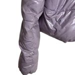 Unreal Fur Fractals Frosted Lilac Purple Cropped Puffer Jacket Size Small Photo 10
