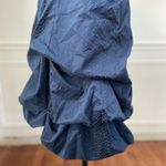 Torrid Navy Blue One Shoulder Snake Print Bubble Hem Cocktail Dress 20 Photo 4