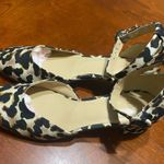 CAbi  Leopard Print Kiki Ankle Strap Block Heels Multicolored 6020 Women's 7 Photo 3