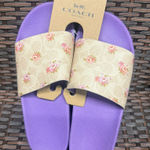 Coach Udele Sport Slide In Signature Canvas With Floral Print car30 Photo 0