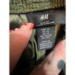 H&M  CARGO JOGGER OLIVE GREEN WOMENS SIZE XS Photo 3