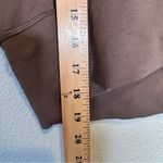 Free People Movement Brown Short Sleeve Cropped Sweater Womens XL Athletic Fall Photo 9