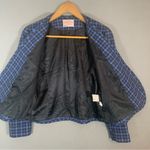 Pendleton Wool Skirt Suit Blue and Black Plaid Size 6P Blazer Size 10P Skirt Photo 4