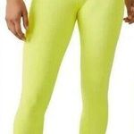Free People New Womens Movement L Yellow Neon Endurance Leggings Pockets Yoga Ru Photo 0