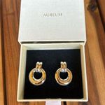 Elodie  Silver Circle Knot Earrings Photo 0