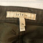 Joie  Okana Skinny Cargo Pants Olive Green Stretch Cotton Blend 30 Photo 2