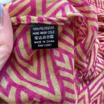 Unbranded Women's Lightweight Geometric Infinity Neck Scarf Magenta Pink Brown Photo 4