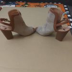 Penny Loves Kenny  Cut Out Boho Chunky Heels 8.5 Costal Cowgirl Festival Hippie Photo 6
