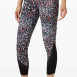 Lululemon Wunder Under High-Rise Crop Leggings 23" Multicolor Water Blossom 8 Photo 0